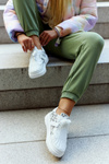 Damskie Sportowe Buty Sneakersy Biało-Czarne Your Dreams