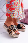 Klapki Damskie Vices Czarne Leopard 6275