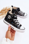 Dziecięce Wzorzyste Trampki Big Star LL374050 Czarne