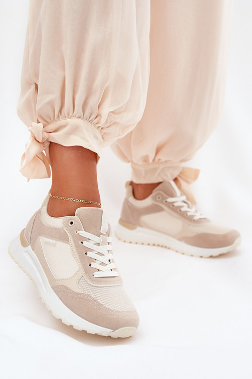 Buty Sportowe Damskie Beżowe Laaksona