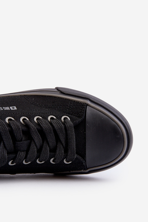 Męskie Niskie Trampki Big Star NN174005 Czarne