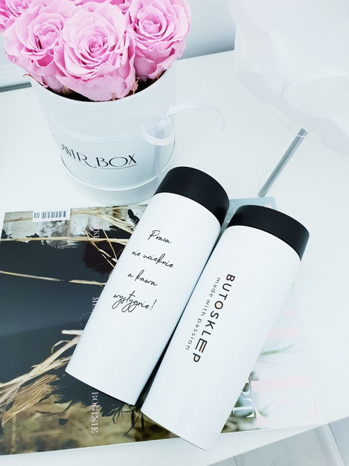 Kubek Termiczny 350ml Praca nie ucieknie...