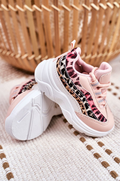Sportowe Buty Dziecięce Różowe Dante