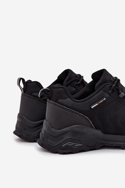 Męskie Buty Sportowe Trekkingowe Czarne Thessira