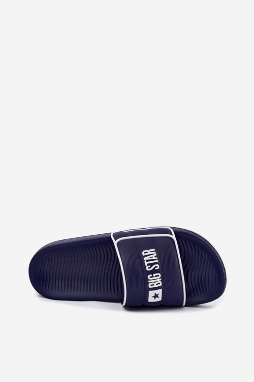 Męskie Klapki Big Star RR174A045 Granatowe