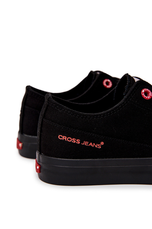 Klasyczne Męskie Trampki Cross Jeans JJ1R4032C Czarne