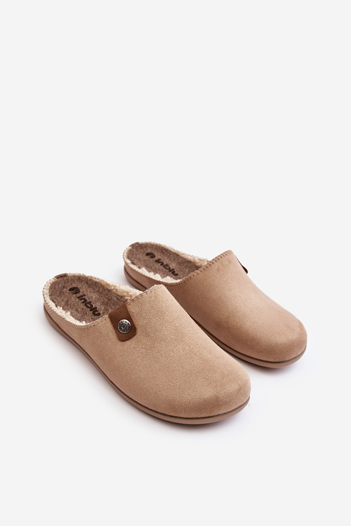 Obuwie Domowe Kapcie Damskie Inblu GF000011 Beżowe