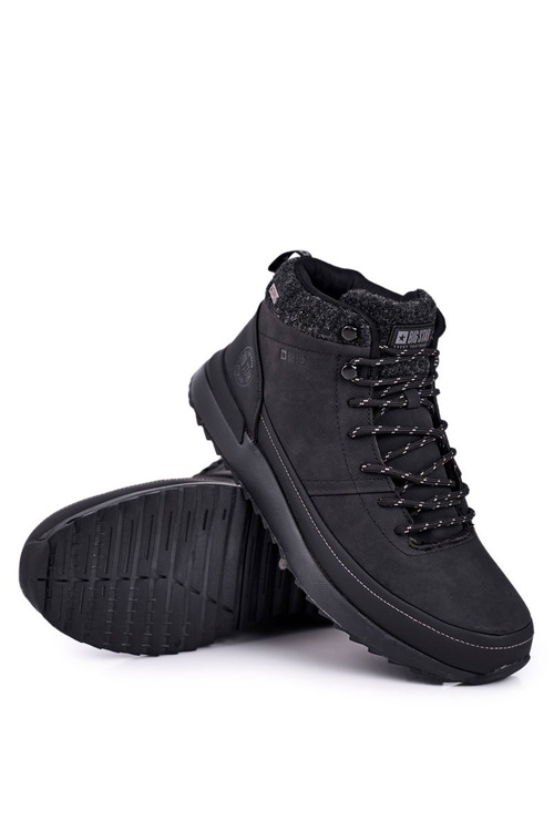 Trekkingowe Męskie Buty Big Star Outdoor Czarne GG174563