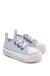 Dziecięce Materiałowe Trampki BIG STAR KK374053 Niebieskie