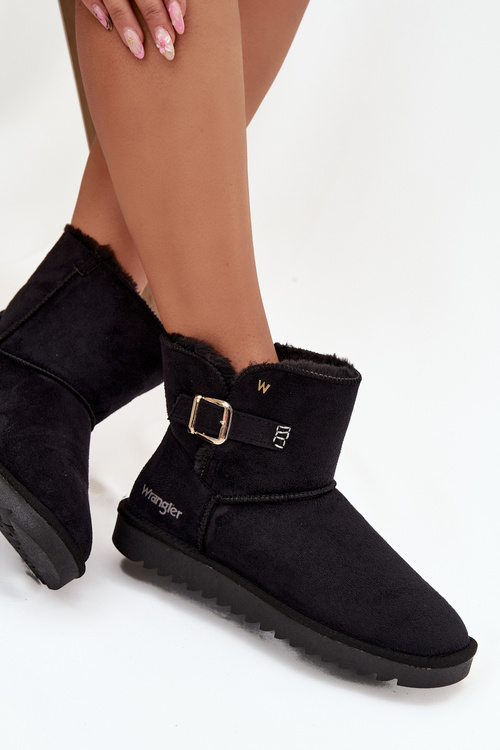 Śniegowce Damskie Z Klamrą Wrangler 20253091.25Y Czarne