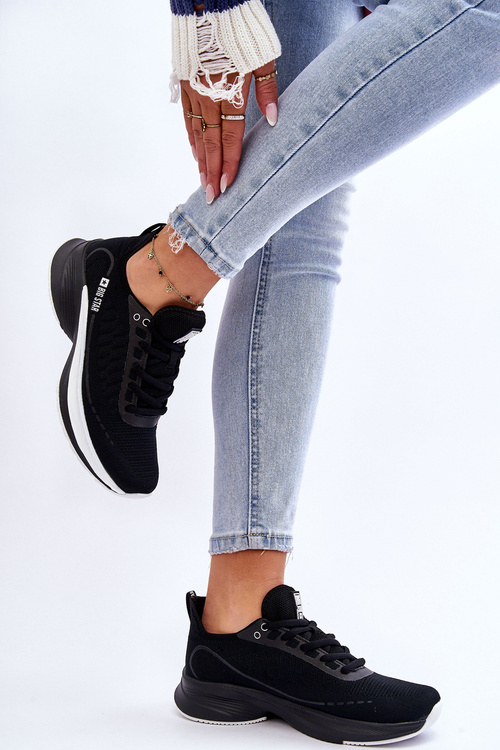Lekkie Buty Sportowe Memory Foam System Big Star LL274327 Czarne