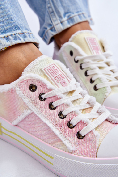 Damskie Niskie Trampki Big Star LL274174 Multikolor