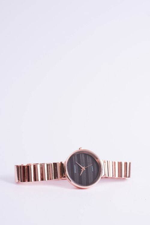 Damski Zegarek Ernest Claudie Różowe Złoto