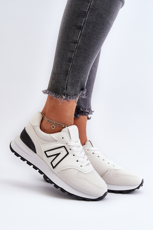 Damskie Sneakersy Buty Sportowe Białe Daisee