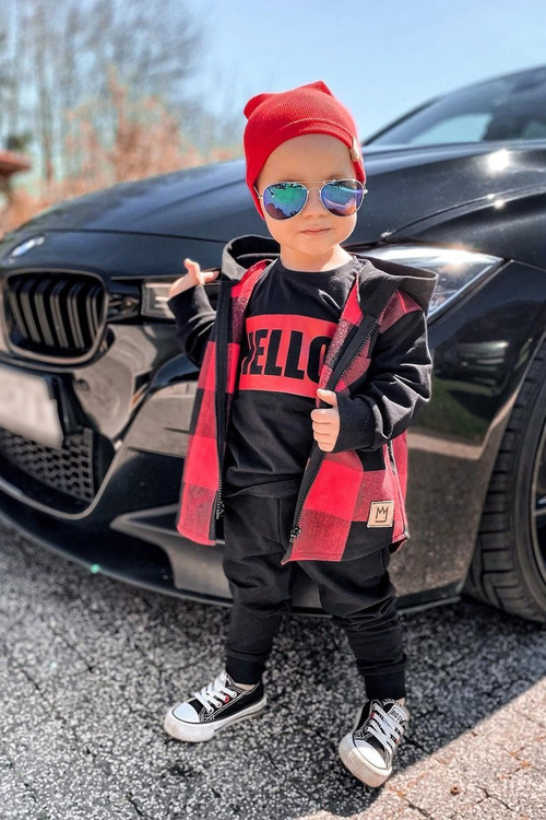 Dziecięce Klasyczne Niskie Trampki BIG STAR HH374194 Czarne