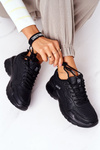 Damskie Sportowe Buty Sneakersy Big Star EE274462 Czarne