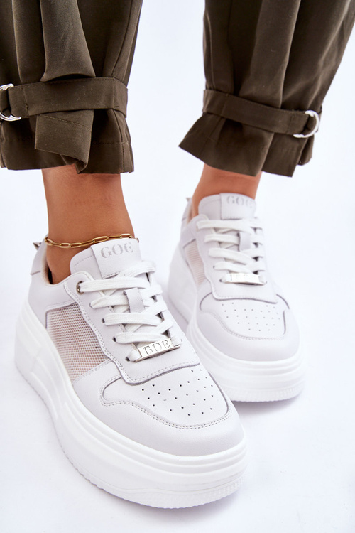 Damskie Klasyczne Buty Sportowe GOE LL2N4060 Białe