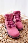 Trapery Botki Dziecięce Big Star BB374124BS Różowe