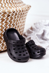 Klapki Dziecięce Piankowe Kroksy Czarne Lucas