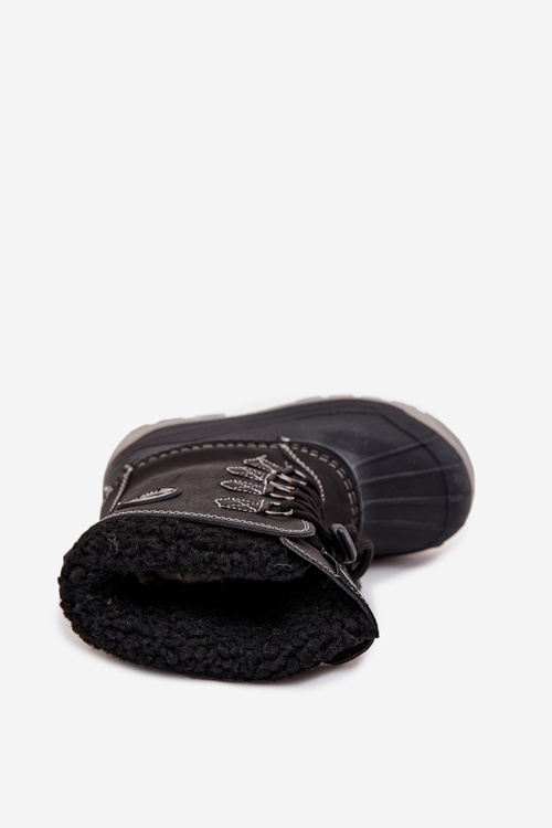 Śniegowce Dziecięce Chłopięce Lee Cooper LCJ-25-44-3943K Czarne