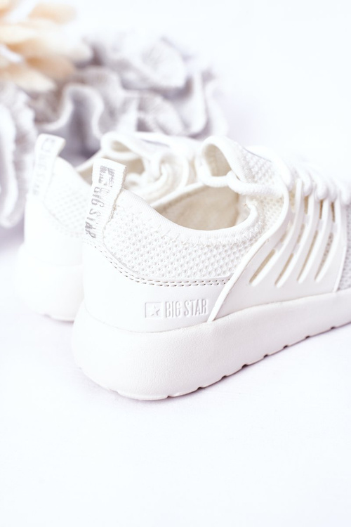 Dziecięce Sportowe Buty Sneakersy Big Star HH374215 Białe