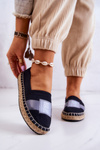 Damskie Espadryle Wsuwane Big Star JJ274963 Czarne