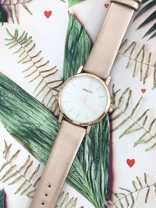 Damski Zegarek Ernest Vega Złoty