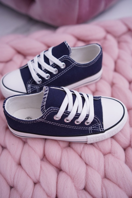 Trampki Młodzieżowe Buty Granatowe Filemon