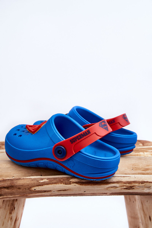 Dziecięce Kroksy Superman Grendene Kids JJ385004 Niebieskie