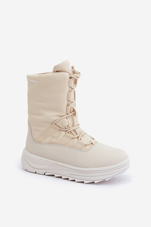 Damskie Śniegowce INUA Z Ociepliną Primaloft 4F 4FRAW24FSBSF012 Beżowe