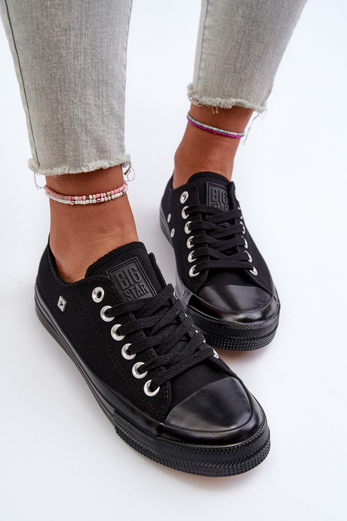 Klasyczne Trampki Damskie Big Star NN274284 Czarne