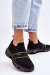 Damskie Wsuwane Sportowe Buty GOE LL2N4032 Czarne