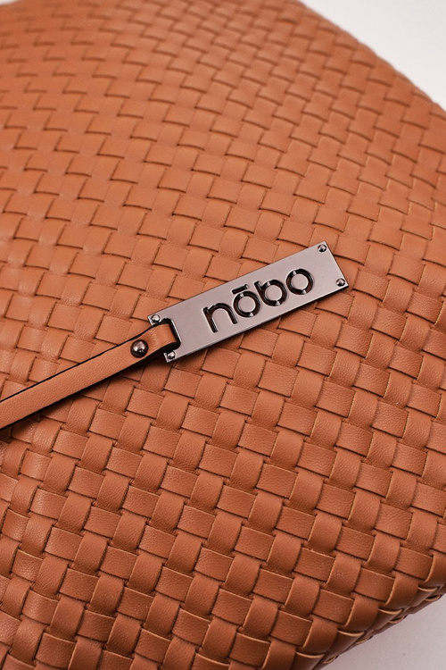 Damska Pleciona Torebka Shopper NOBO NBAG-K1320 Brązowa
