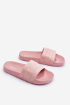 Damskie Modne Klapki Big Star LL274A157 Jasnoróżowe