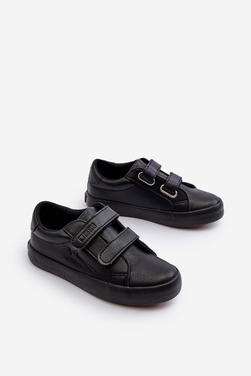 Dziecięce Trampki Na Rzepy Big Star NN374006 Czarne