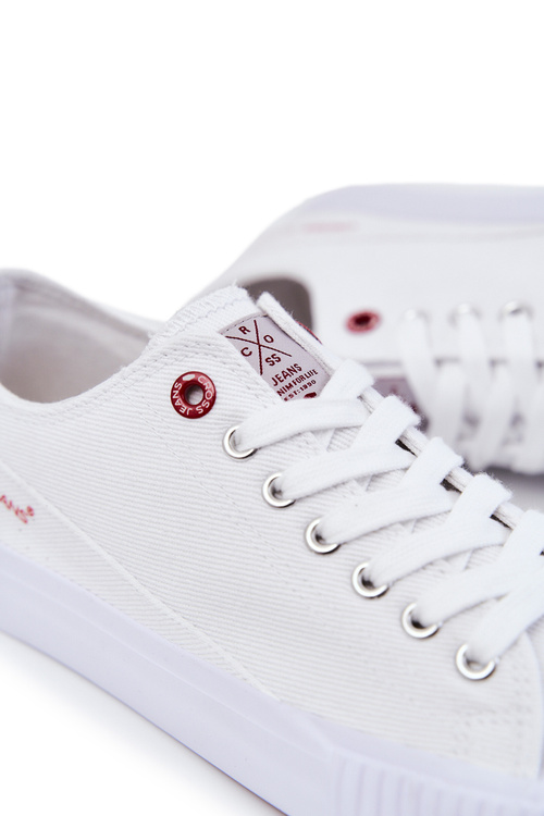 Klasyczne Męskie Trampki Cross Jeans JJ1R4031C Białe