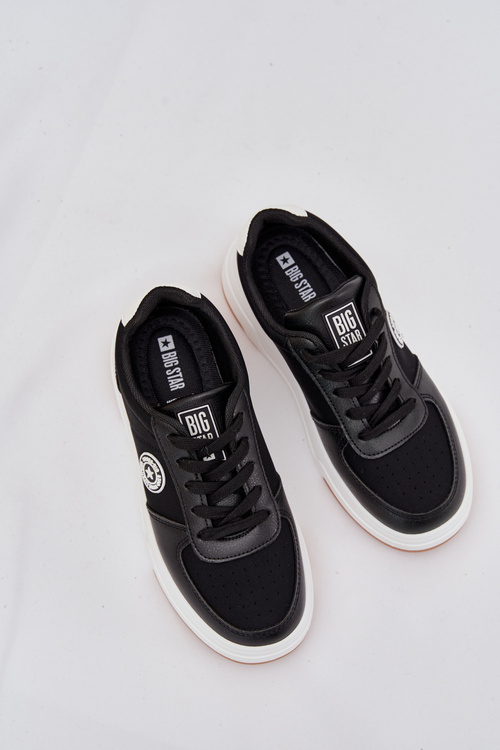 Sneakersy Damskie Na Platformie Big Star RR274573 HI-POLY SYSTEM Czarne