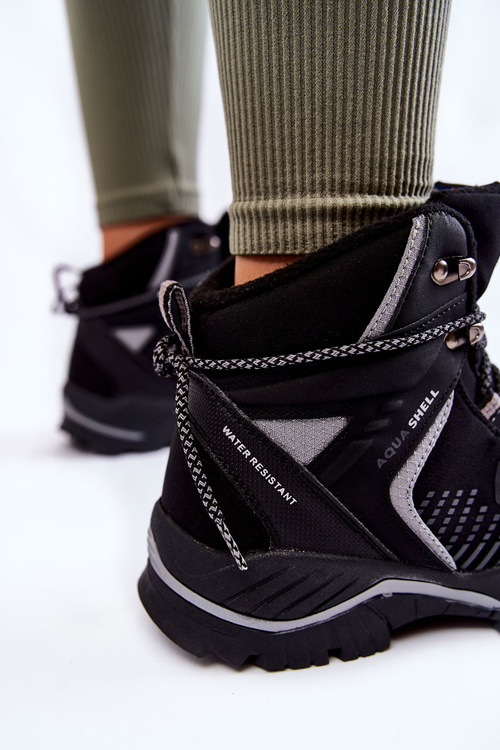 Damskie Ocieplane Trapery Lee Cooper LCJ-22-01-1427L Czarne