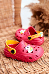 Klapki Dziecięce Piankowe Kroksy Różowe Jednorożec Lily