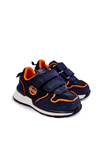 Dziecięce Buty Sportowe Rzepy Memory Foam System Big Star KK374183 Granatowe