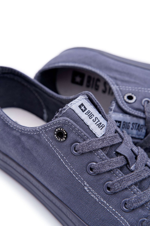 Trampki Męskie Big Star Szare FF174335