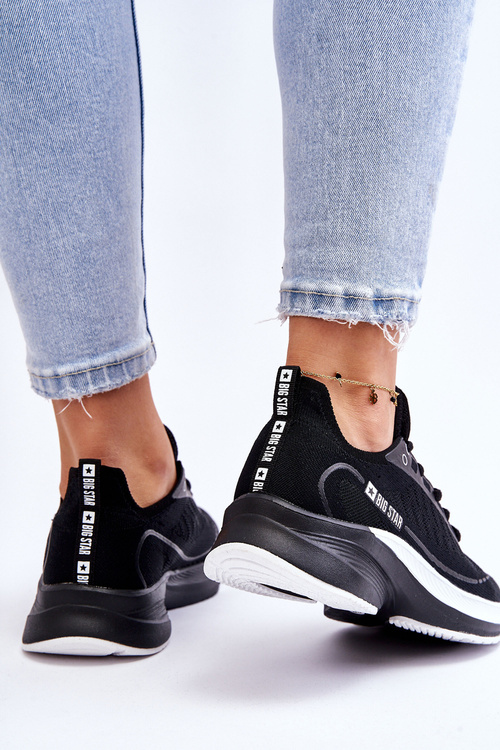 Lekkie Buty Sportowe Memory Foam System Big Star LL274327 Czarne