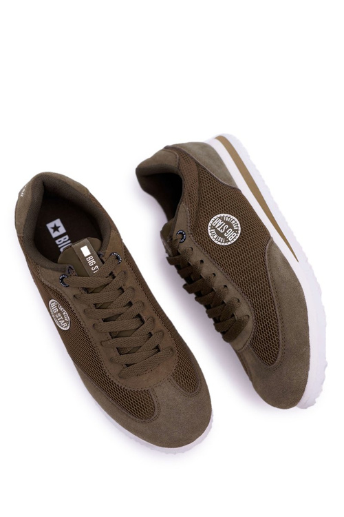 Sportowe Męskie Buty Big Star Khaki DD174088