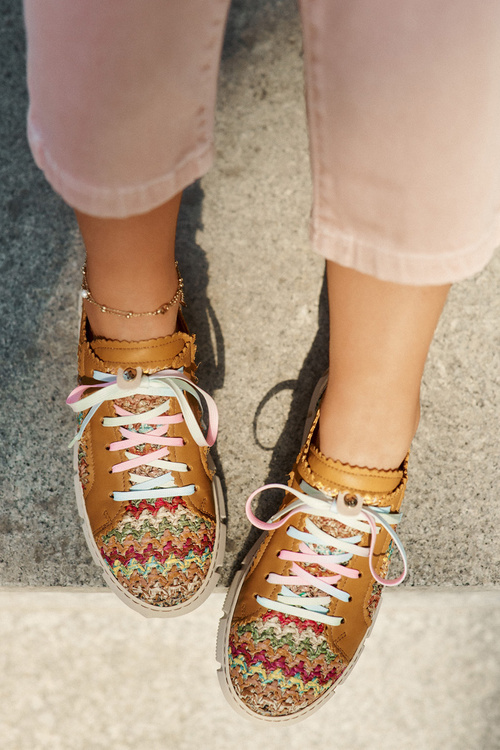 Damskie Skórzane Półbuty Maciejka 05850-29 Multikolor