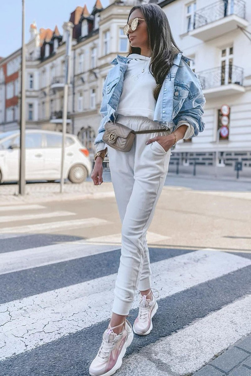 Damskie Sportowe Buty Memory Foam Big Star HH274811 Różowe