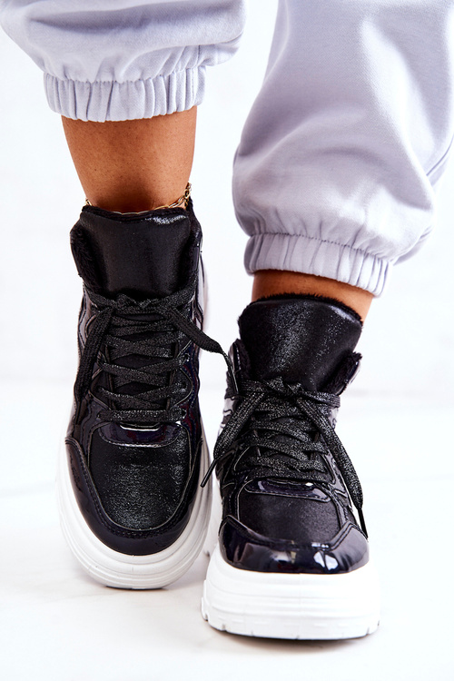 Sportowe Buty Ocieplane Czarne Joenne