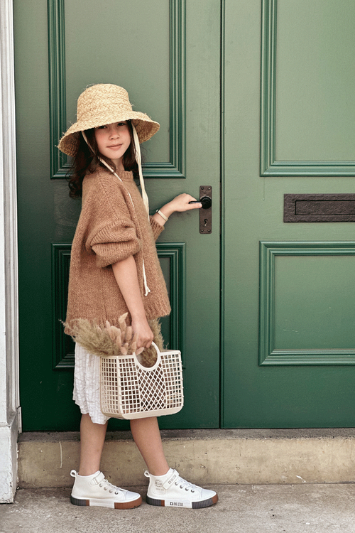 Dziecięce Wysokie Trampki BIG STAR KK374015 Białe