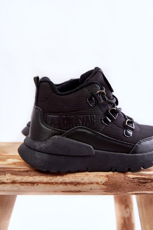 Dziecięce Botki Memory Foam Big Star KK374119 Czarne