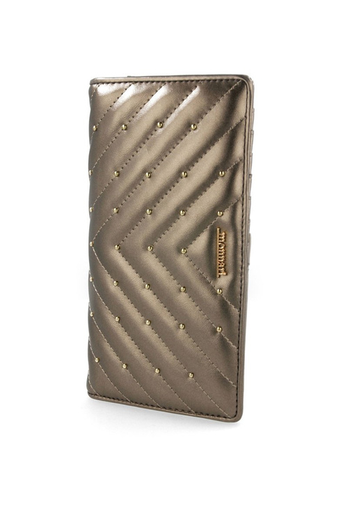 Portfel Damski MONNARI PUR0010-019 Pikowany Metaliczny