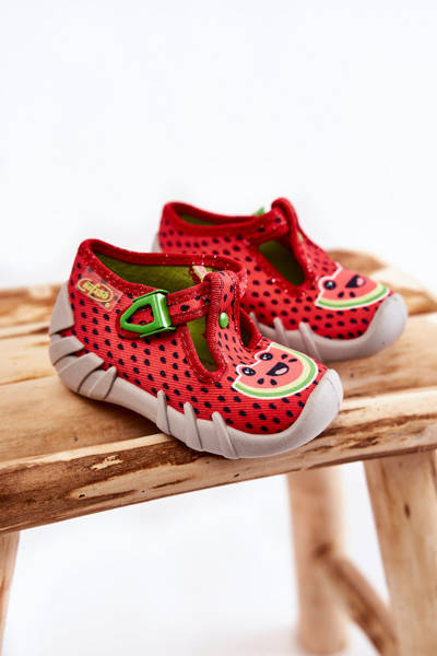 Buty Papcie Befado Arbuzy 110P459 Czerwone